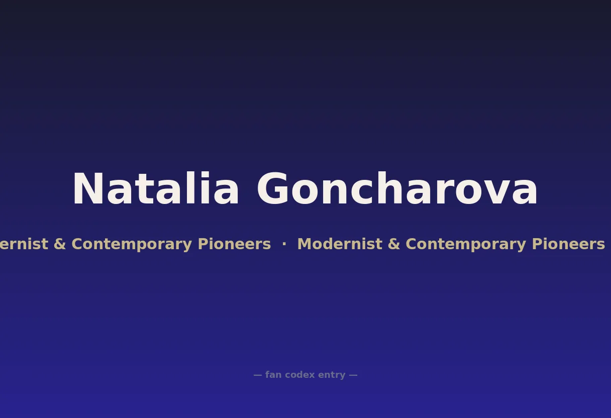 Natalia Goncharova