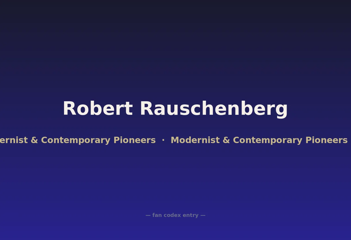 Robert Rauschenberg
