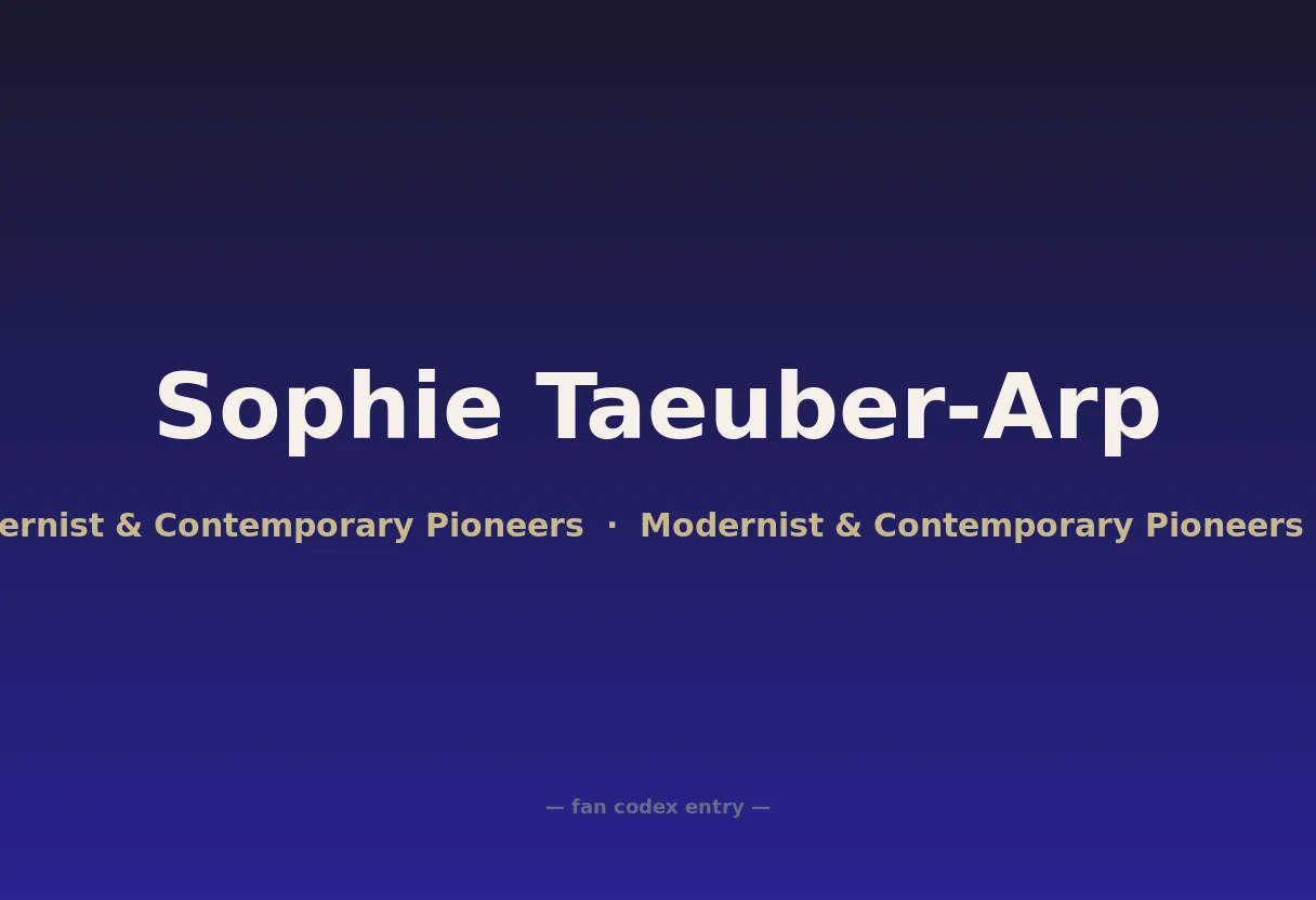 Sophie Taeuber-Arp